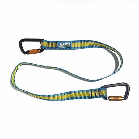 KEY-BAK KEYBAK Toolmate Tether 15lb, 36 in. Strap, Carabiner, 5PK 0KB6-3DB72